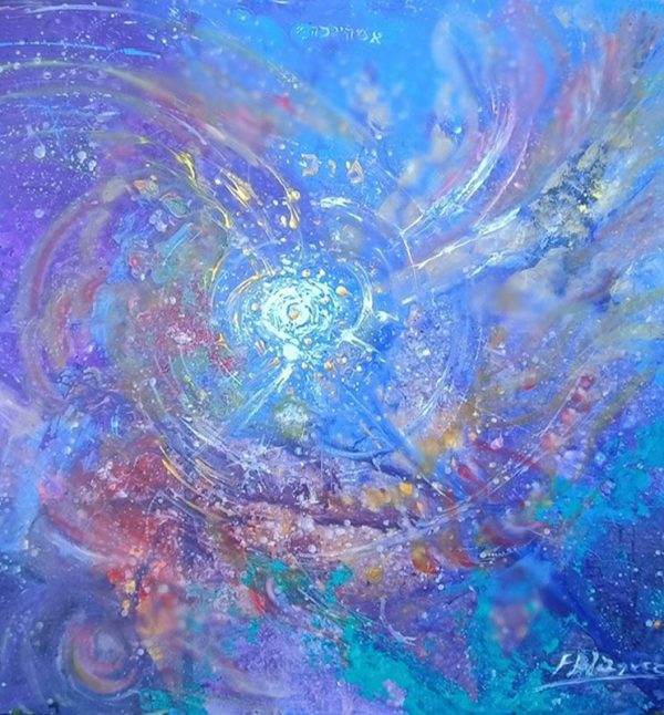 Universo azul de paz