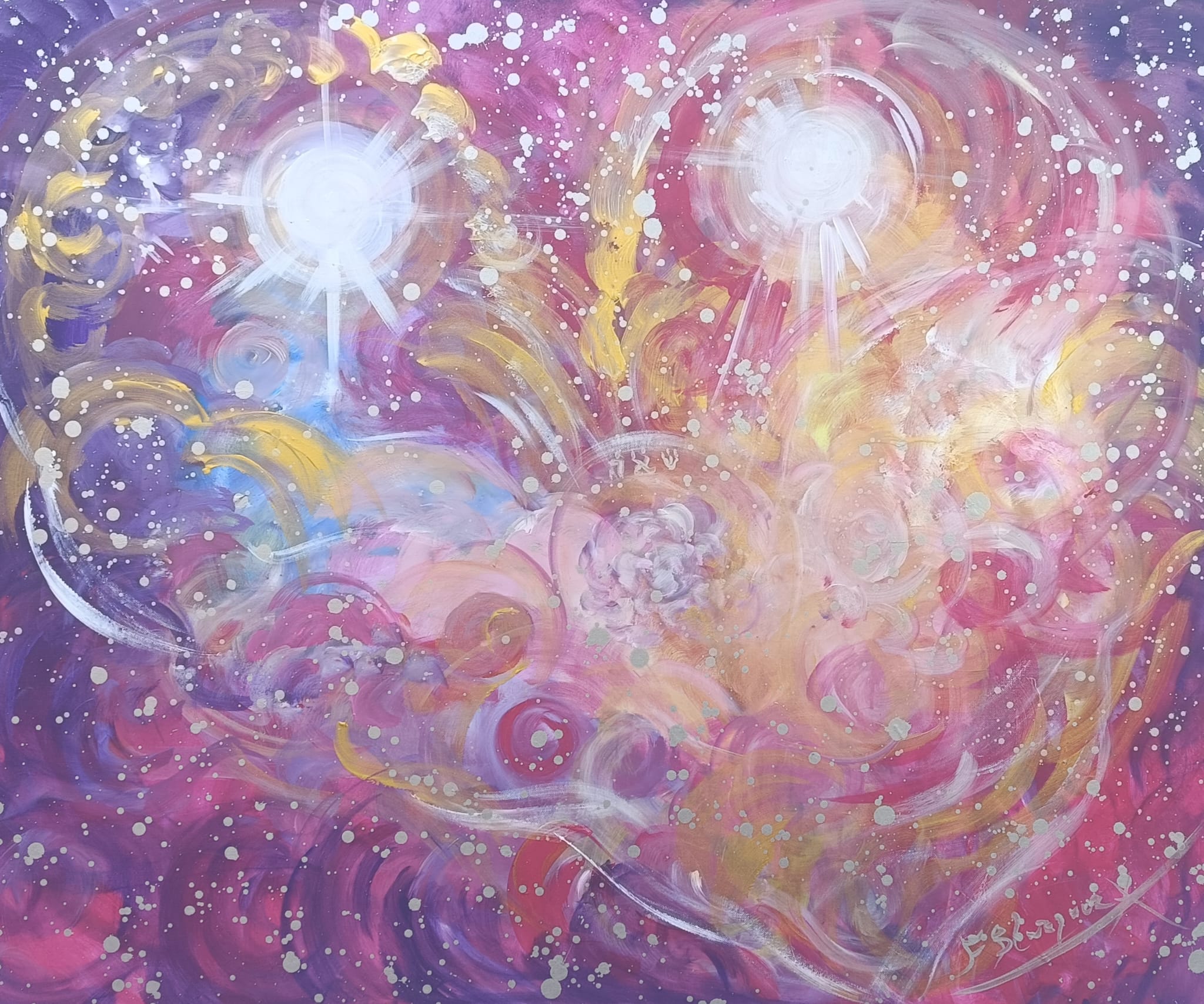 Almas gemelas Año 2025 Medidas 1,20x1m